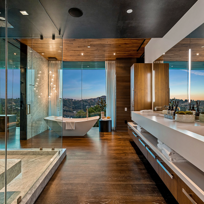 wooden flooring collection washroom